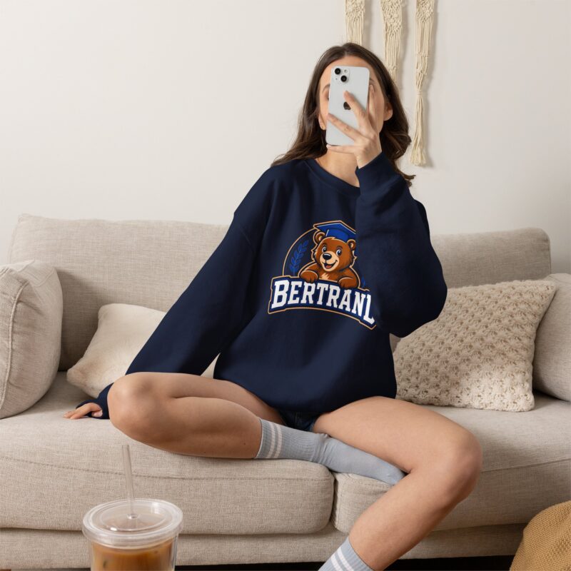 Adult: Bertrand Elementary Bear Crewneck Sweatshirt