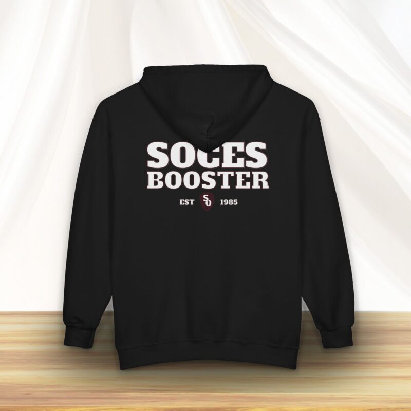 SOCES Booster Zip Hoodie — Full-Zip Sweatshirt -Front & Back