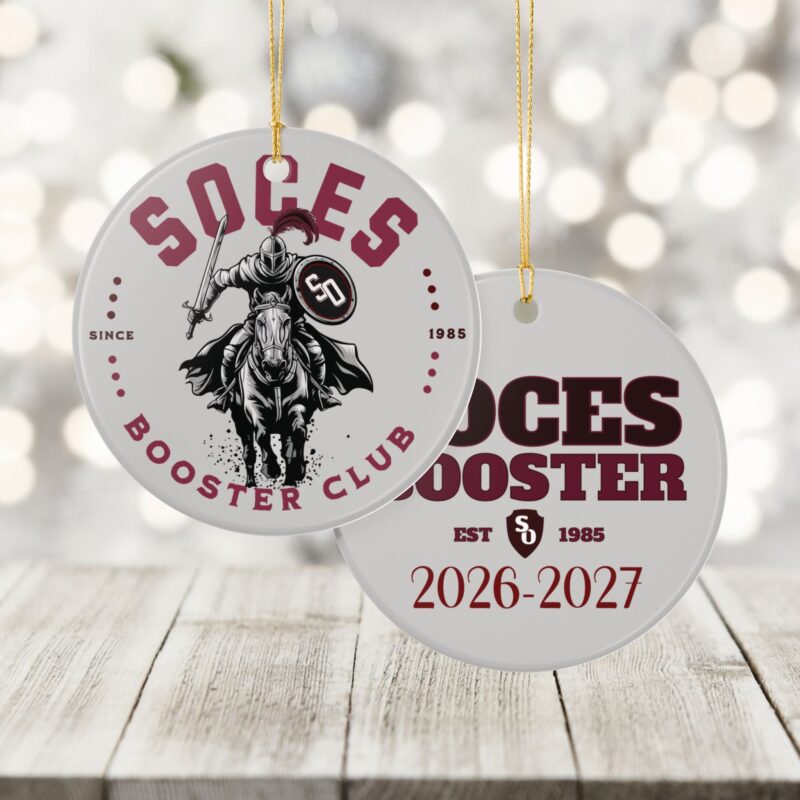 Cavalier Knight Ceramic Ornament