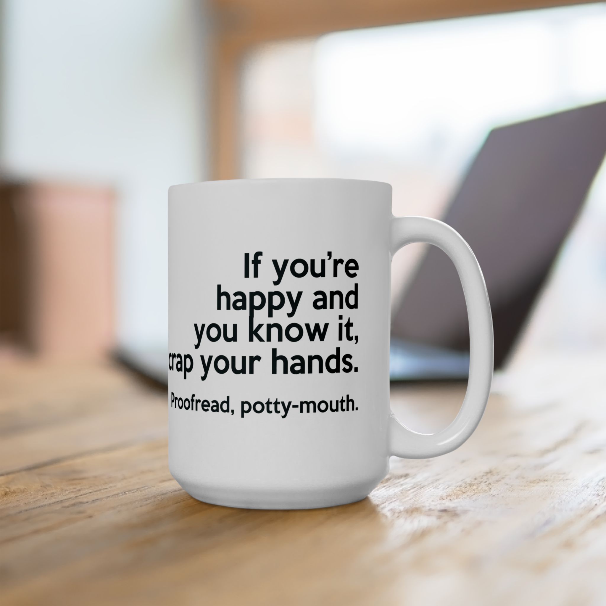Funny Proofread your work grammar mug for English teachers - Ceramic 11oz / 15oz - Image 7