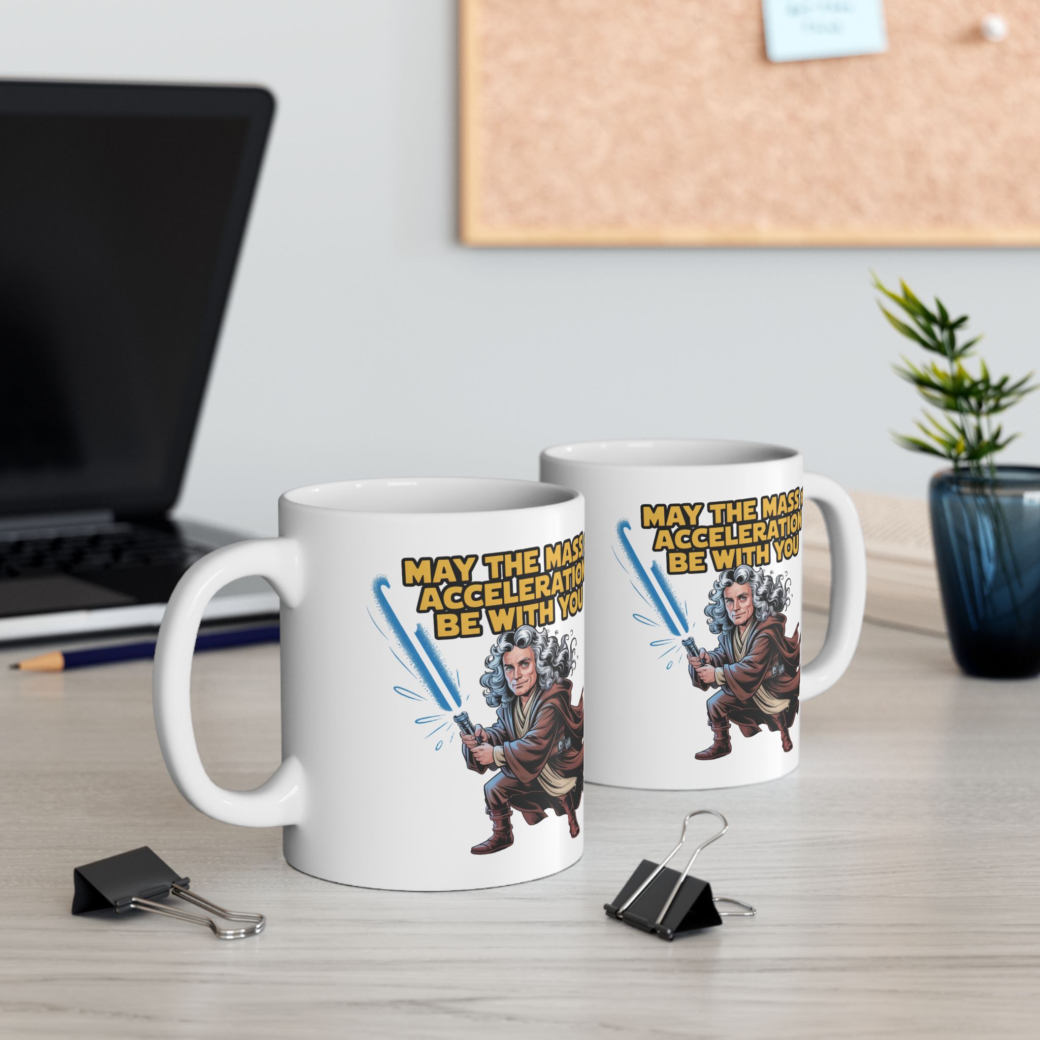 Coffee Mug – May the Mass and Acceleration be with you (11oz, 15oz) - Image 8