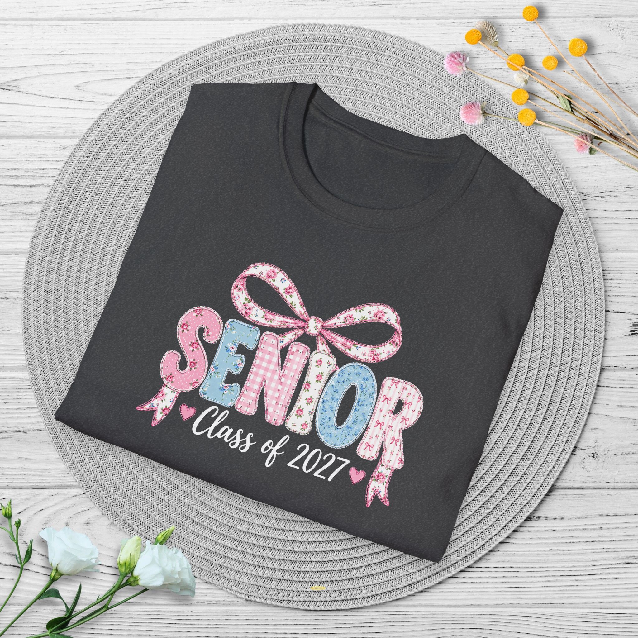 Senior Class of 2027 Bow T-shirt - Image 20