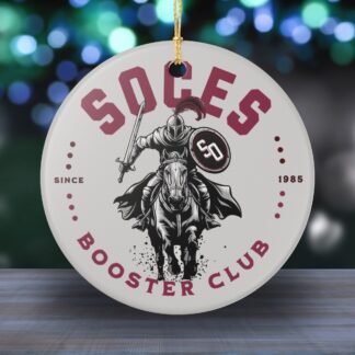 Cavalier Knight Ceramic Ornament