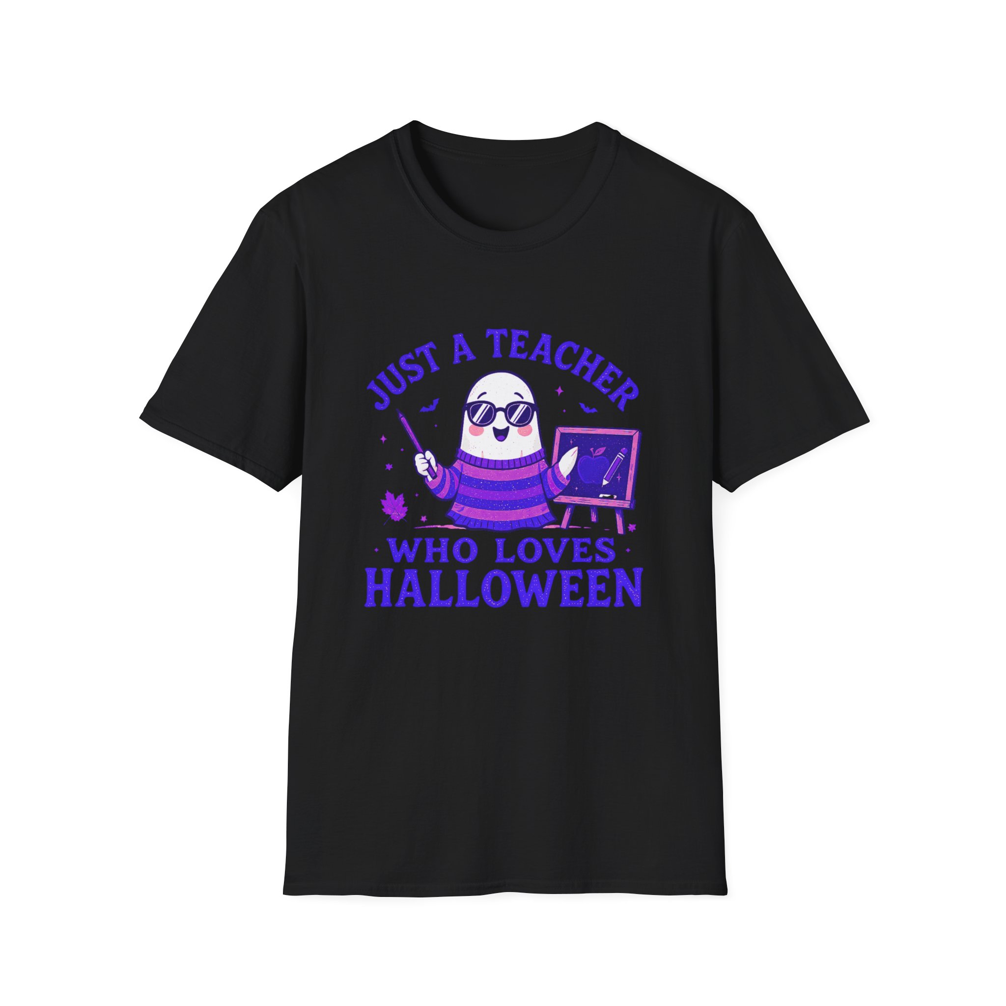 12897640889190176262_2048.jpeg Just a teacher who loves Halloween T-shirt