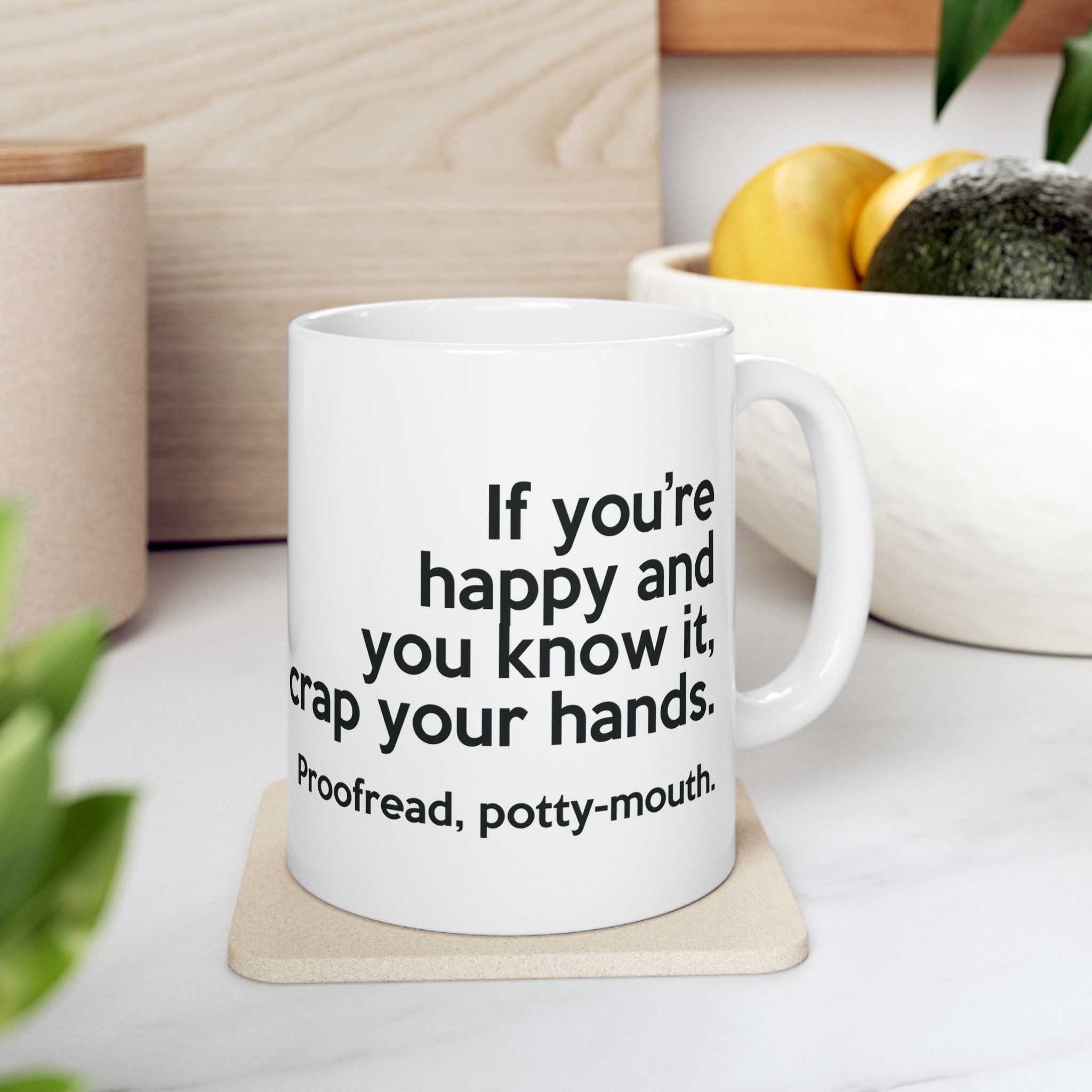 Funny Proofread your work grammar mug for English teachers - Ceramic 11oz / 15oz