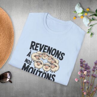 French T-shirt - Revenons a nos moutons (Let's get back to business)