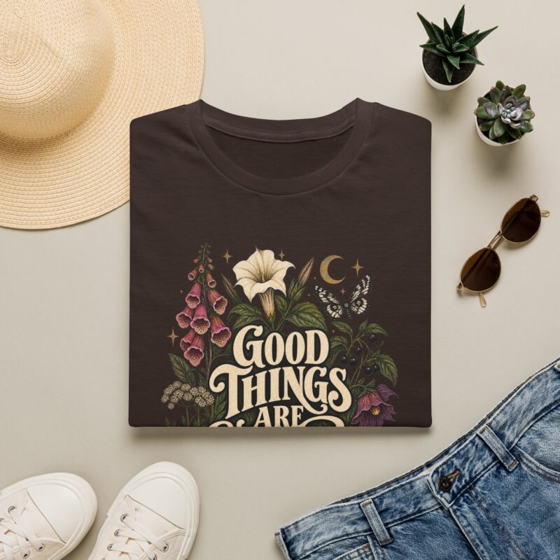Good Things are growing botany poisonous plants Halloween T-shirt