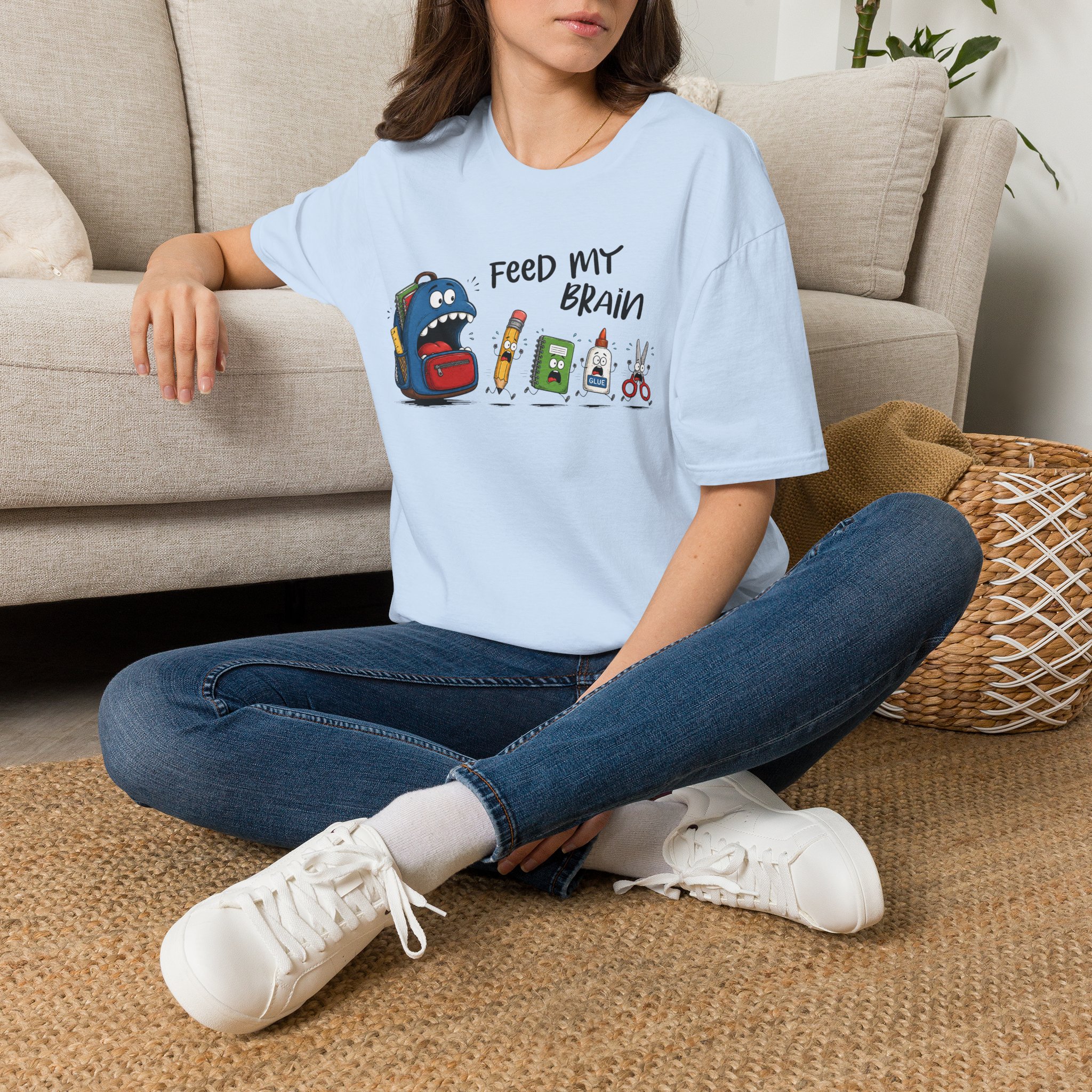 Feed my brain T-shirt - Image 14