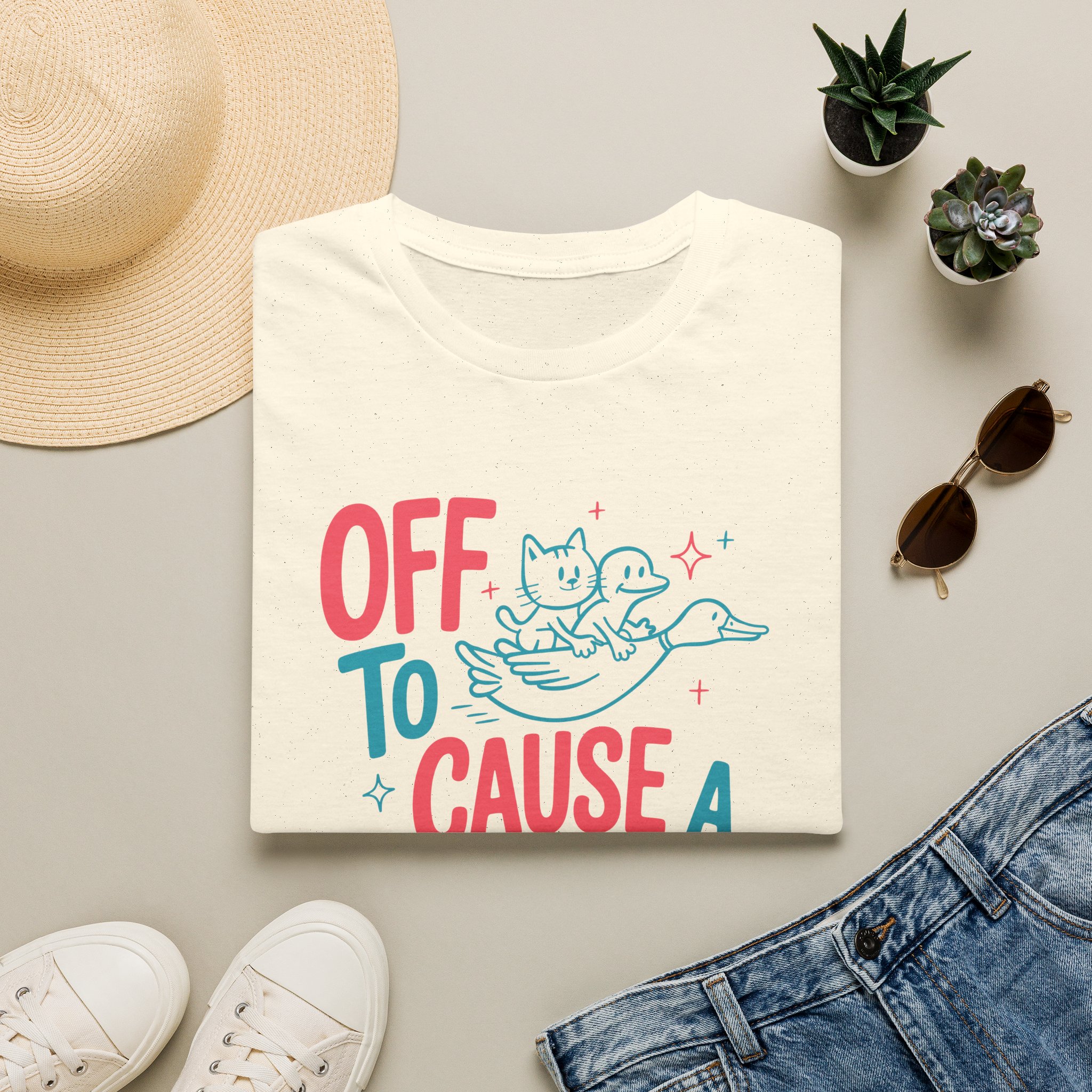 Off to cause a kerfuffle T-shirt - Image 2