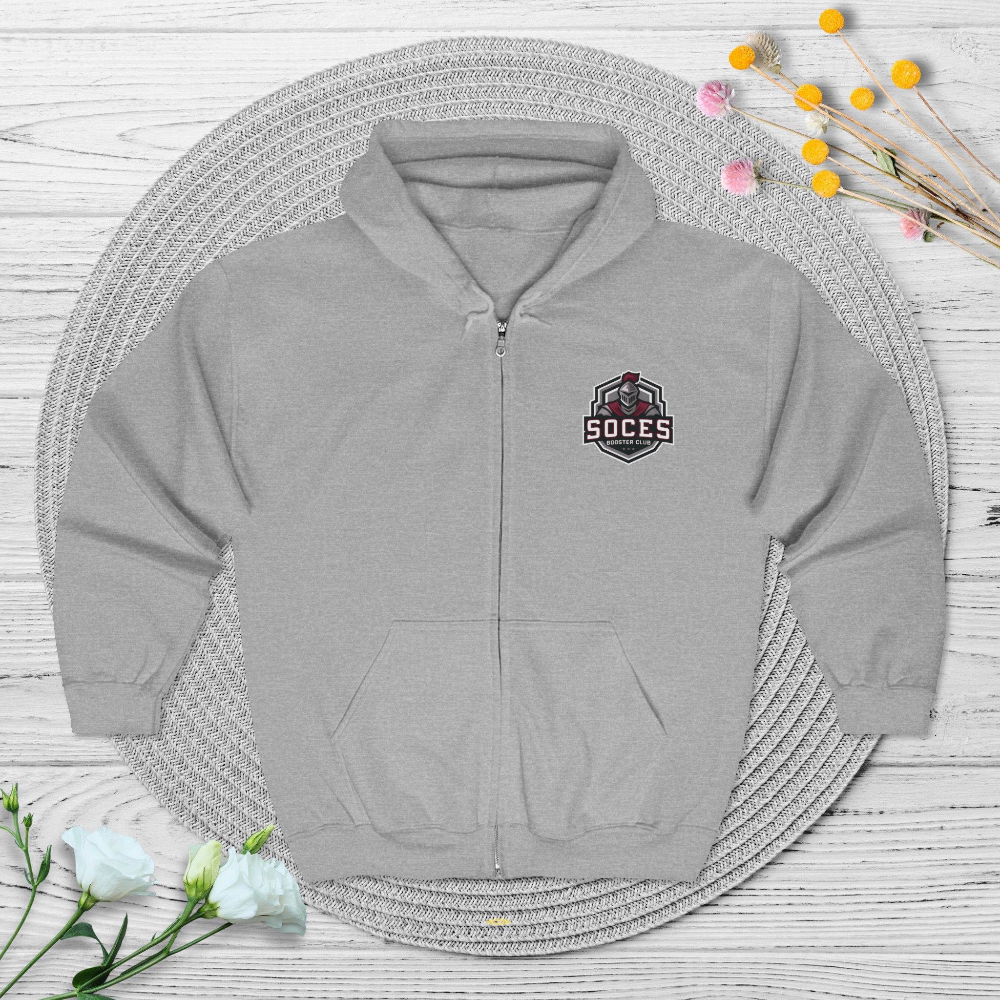 SOCES Booster Shield Zip Hoodie — Full-Zip FRONT ONLY - Image 9