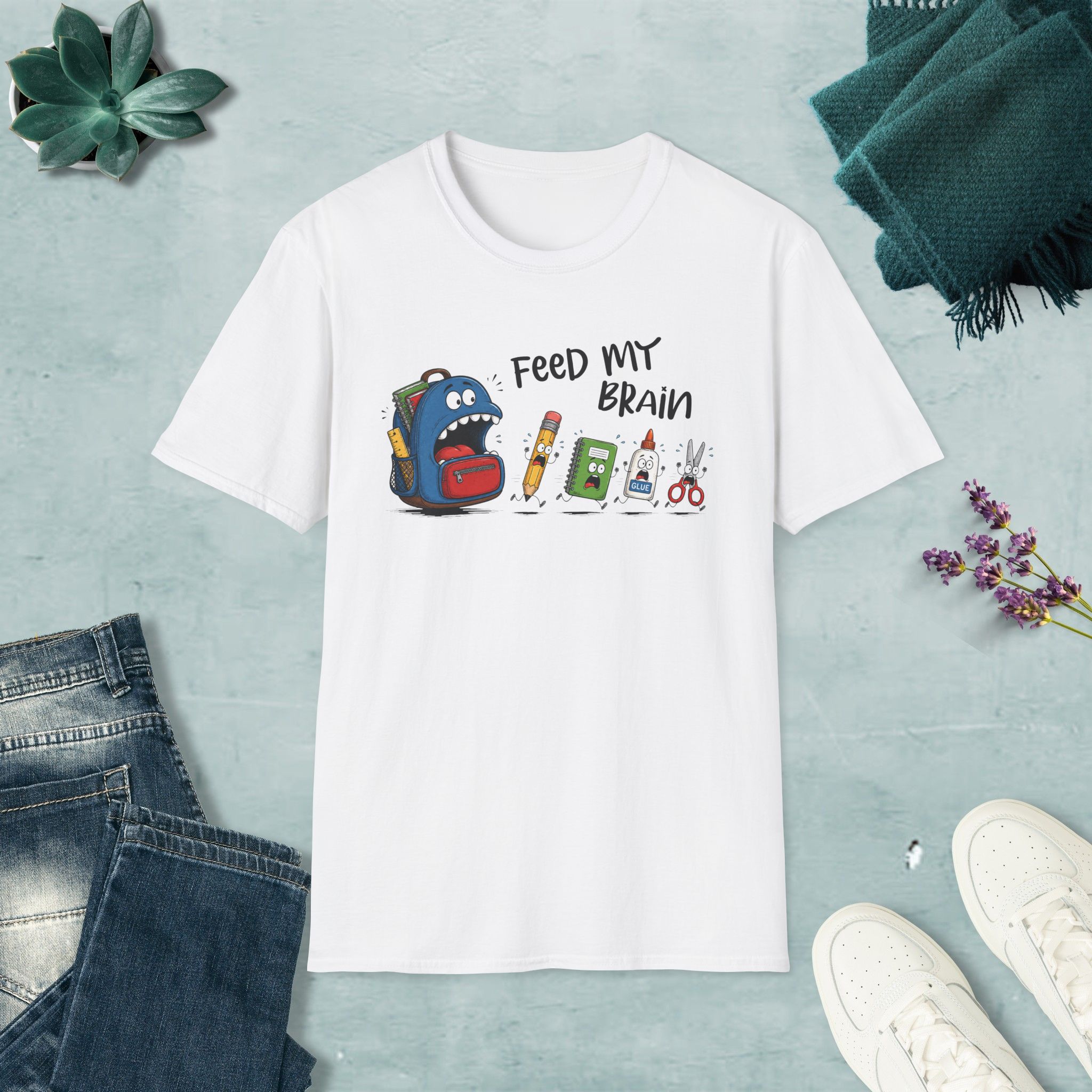 Feed my brain T-shirt - Image 6