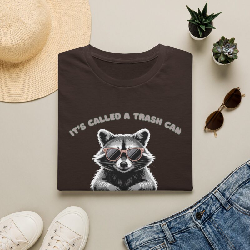 Funny Raccoon Trash Can T-shirt