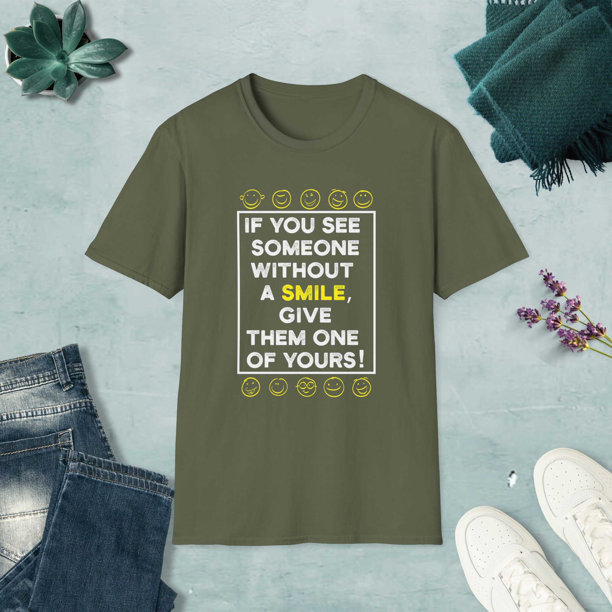 If you see someone without a smile T-shirt - Image 12