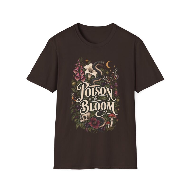 Poison in bloom botany of poisonous plants Halloween T-shirt