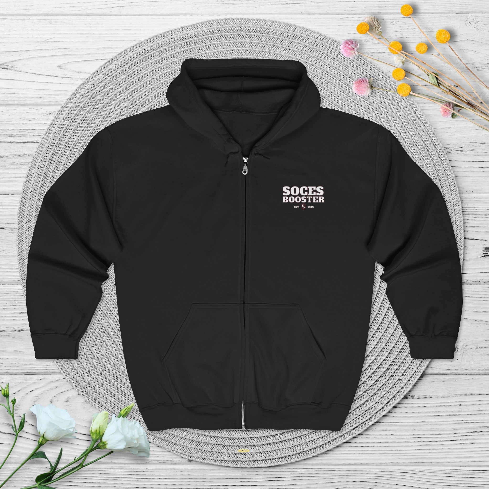 18157929862529988988_2048_custom-1.jpeg SOCES Booster Zip Hoodie — Full-Zip Sweatshirt -Front & Back