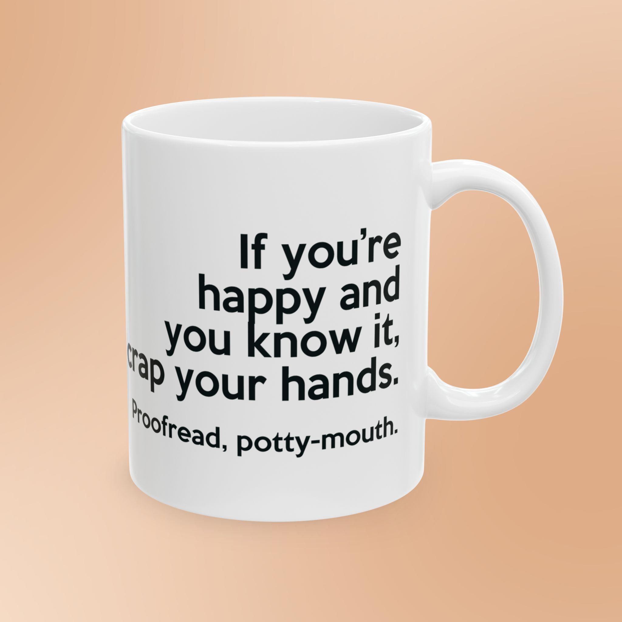 Funny Proofread your work grammar mug for English teachers - Ceramic 11oz / 15oz - Image 4