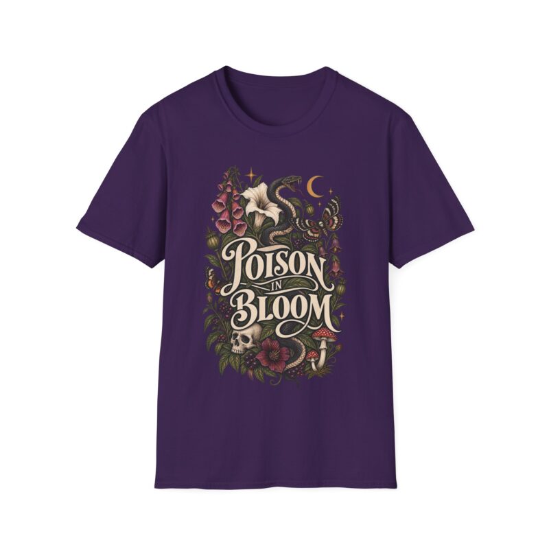 Poison in bloom botany of poisonous plants Halloween T-shirt