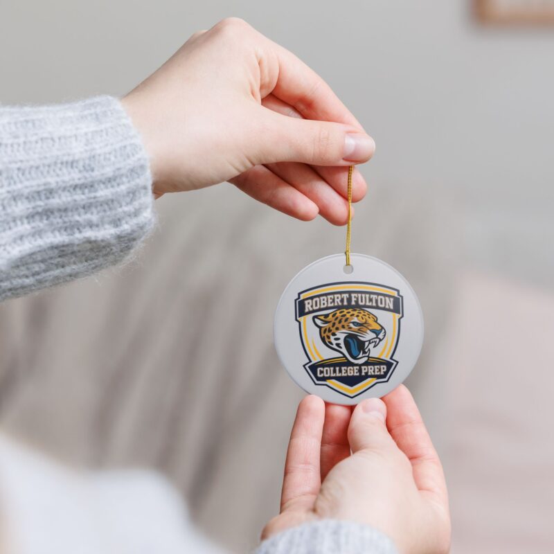 Robert Fulton Jaguars Ceramic Ornament