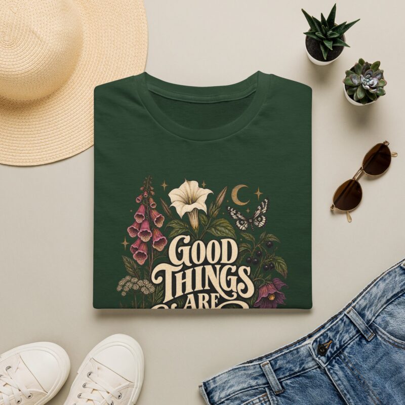 Good Things are growing botany poisonous plants Halloween T-shirt