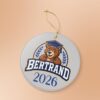 Bertrand Bear 2026-2027 Ceramic Ornament