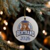 Bertrand Bear 2026-2027 Ceramic Ornament