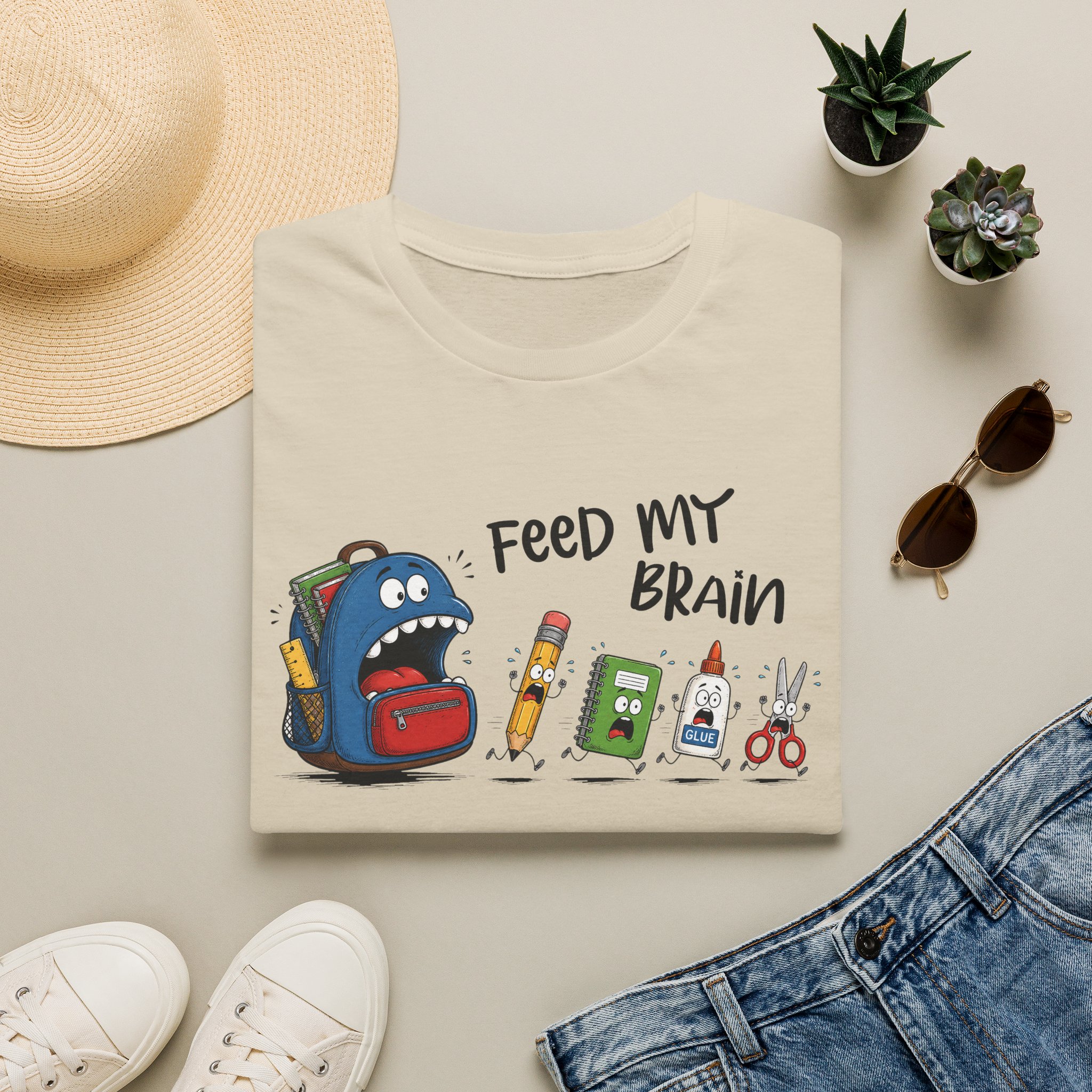 Feed my brain T-shirt - Image 7