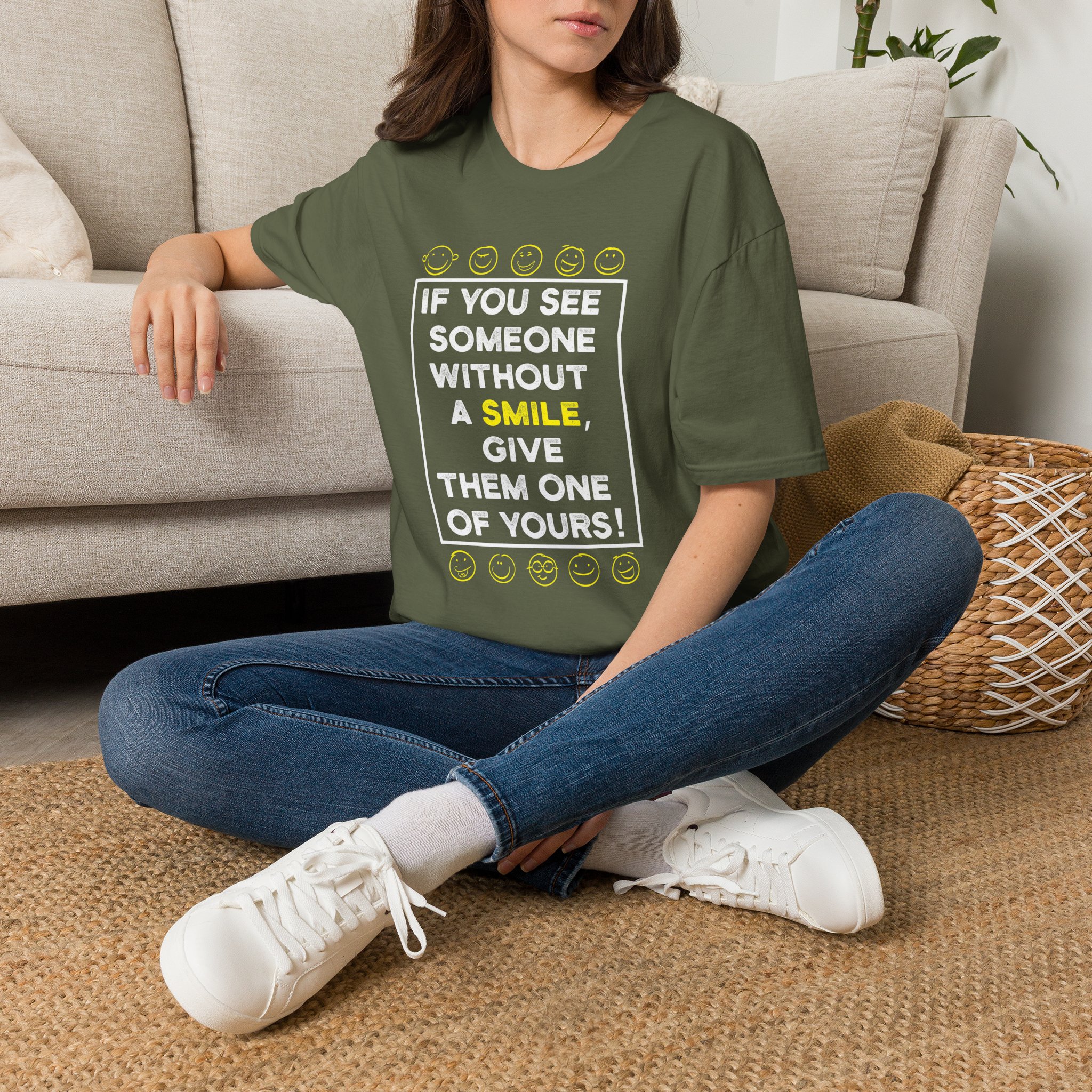 If you see someone without a smile T-shirt - Image 11