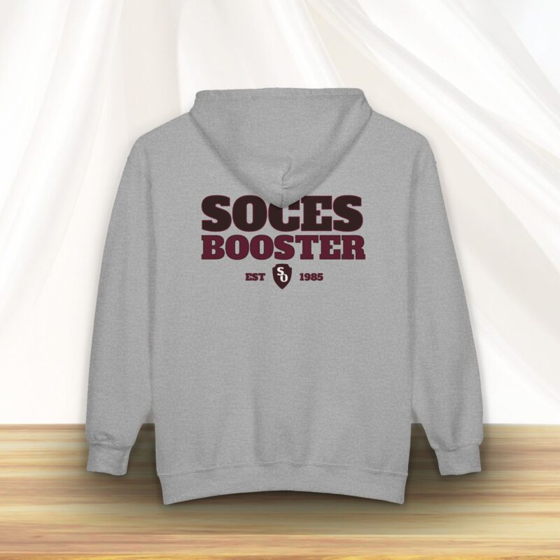 SOCES Booster Zip Hoodie — Full-Zip Sweatshirt -Front & Back