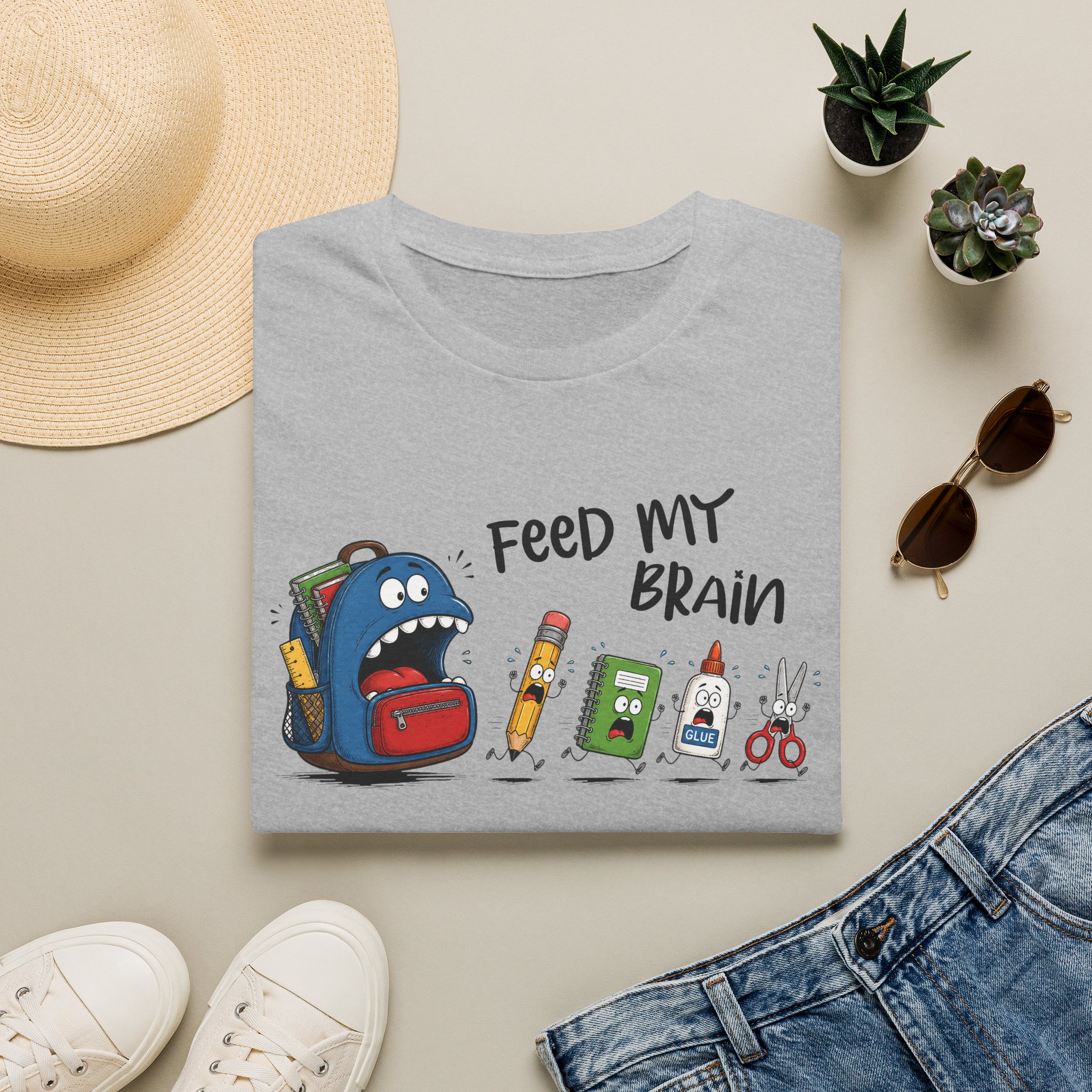 Feed my brain T-shirt - Image 10