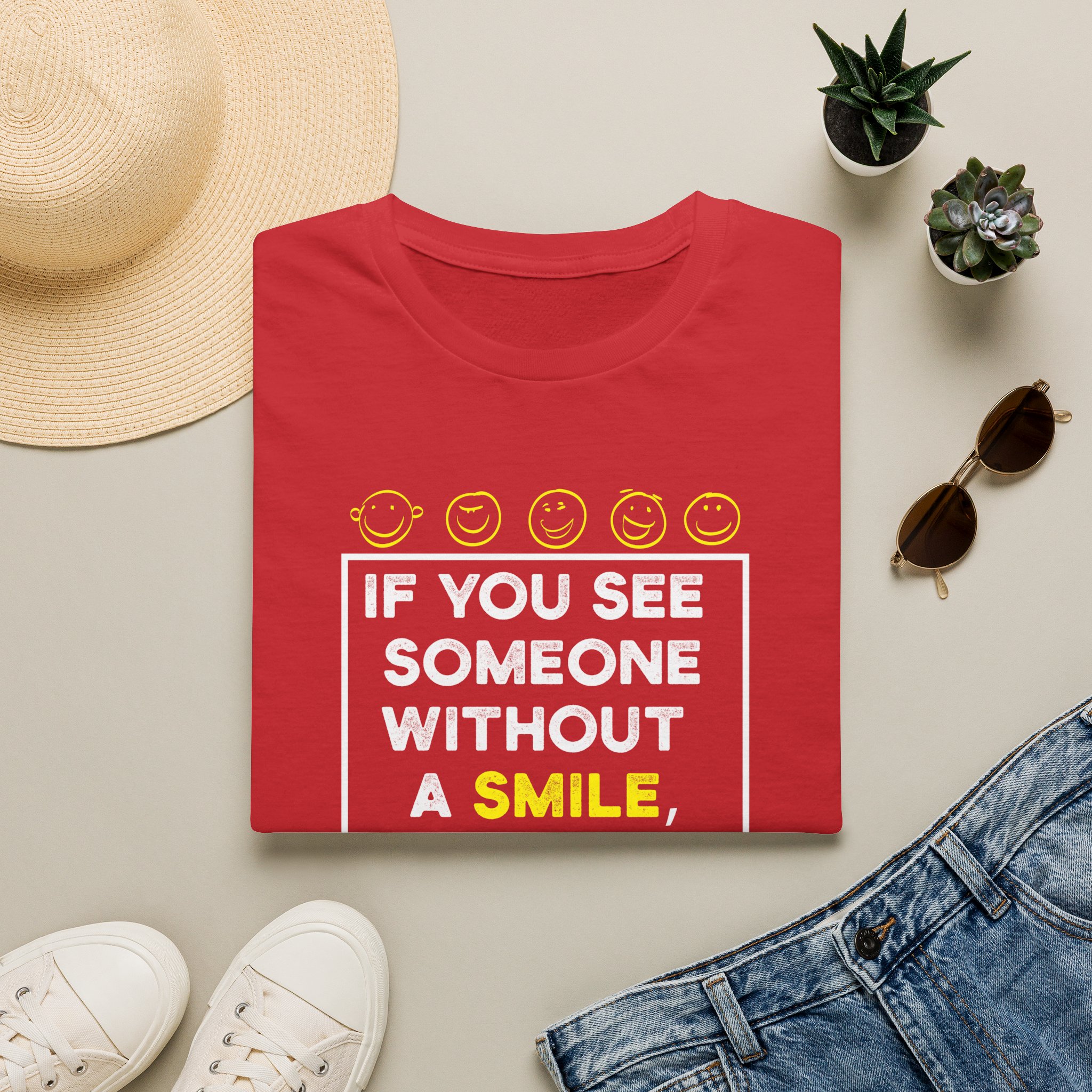If you see someone without a smile T-shirt - Image 19