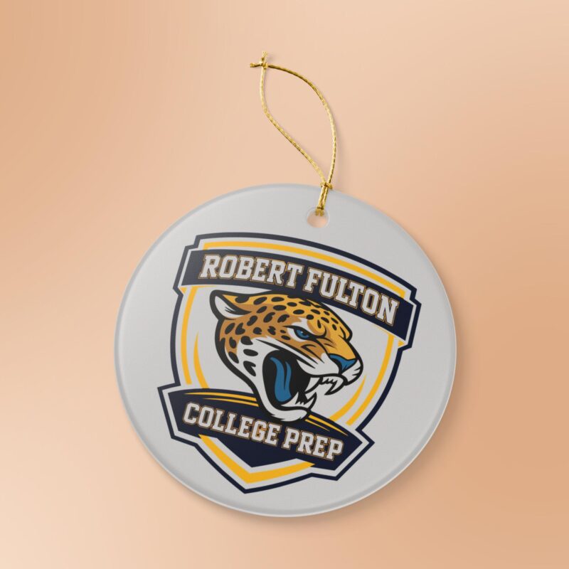 Robert Fulton Jaguars Ceramic Ornament