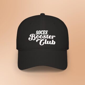 Soces Booster Club Low Profile Baseball Cap — Retro Script