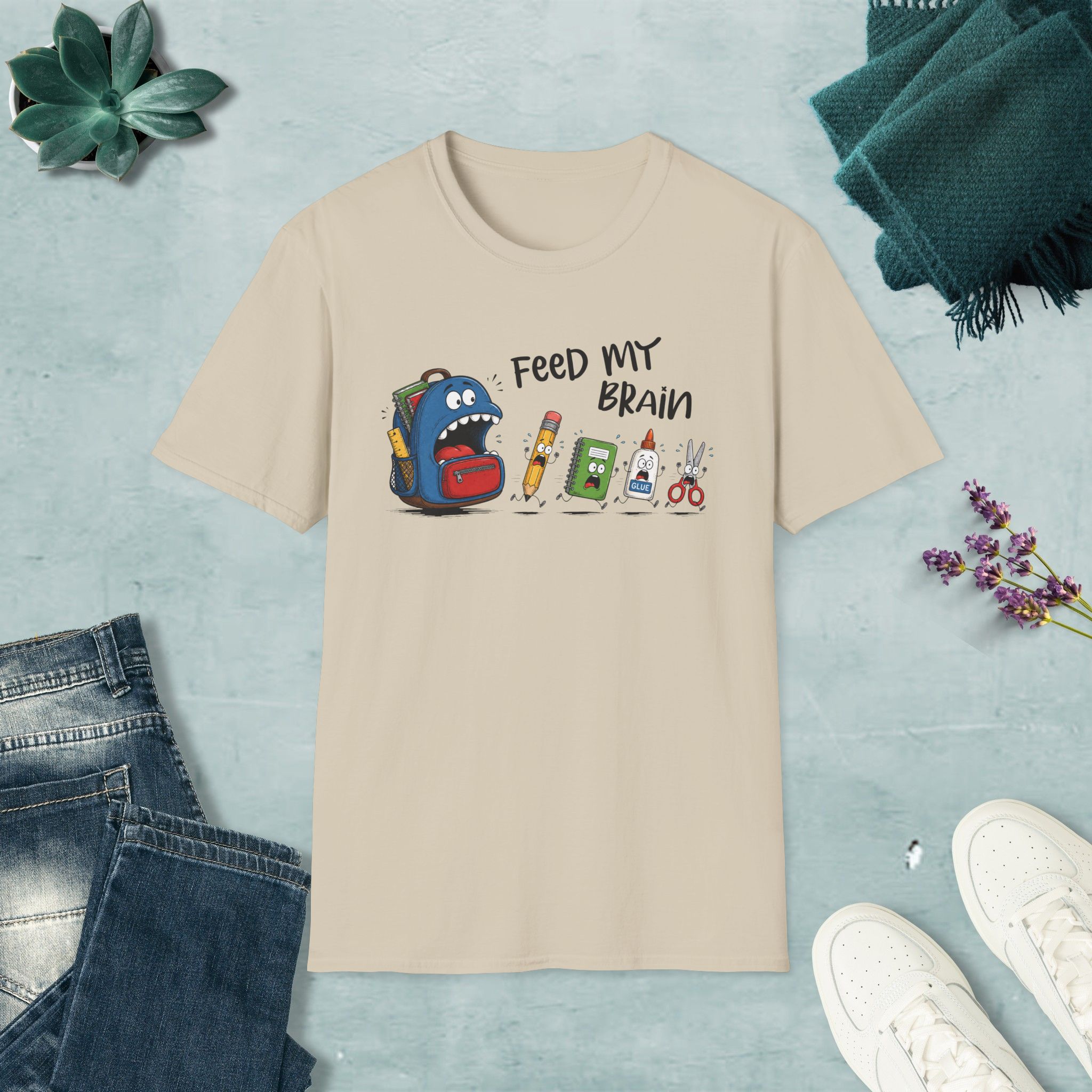 Feed my brain T-shirt - Image 9
