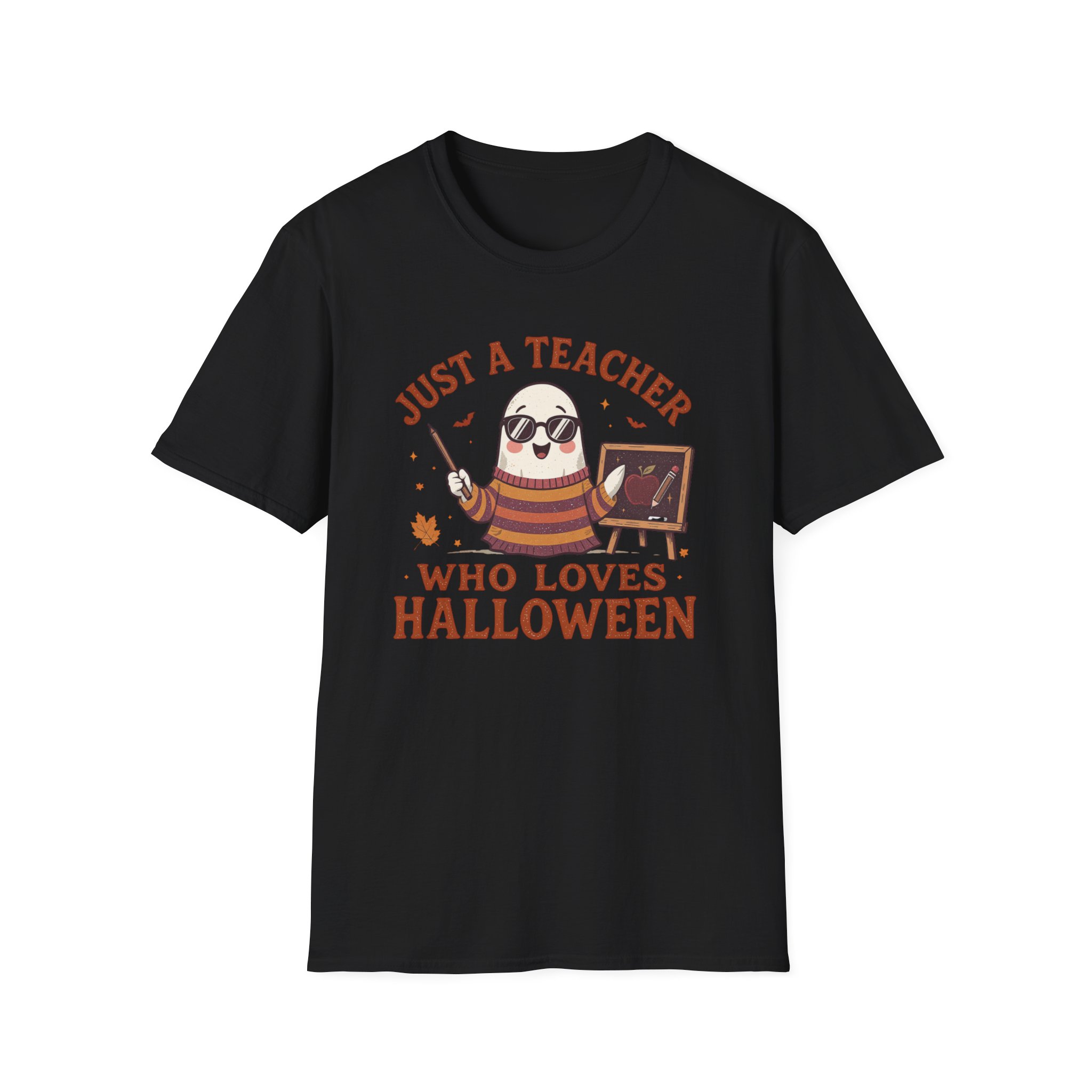 9210339214486631693_2048-2.jpeg Just a teacher who loves Halloween T-shirt