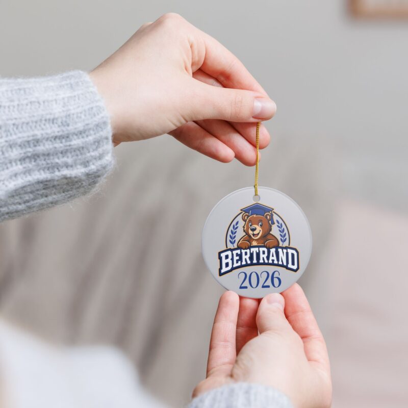 Bertrand Bear 2026-2027 Ceramic Ornament