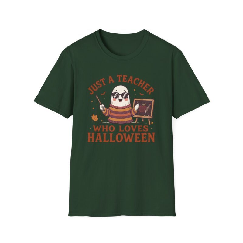 Just a teacher who loves Halloween T-shirt