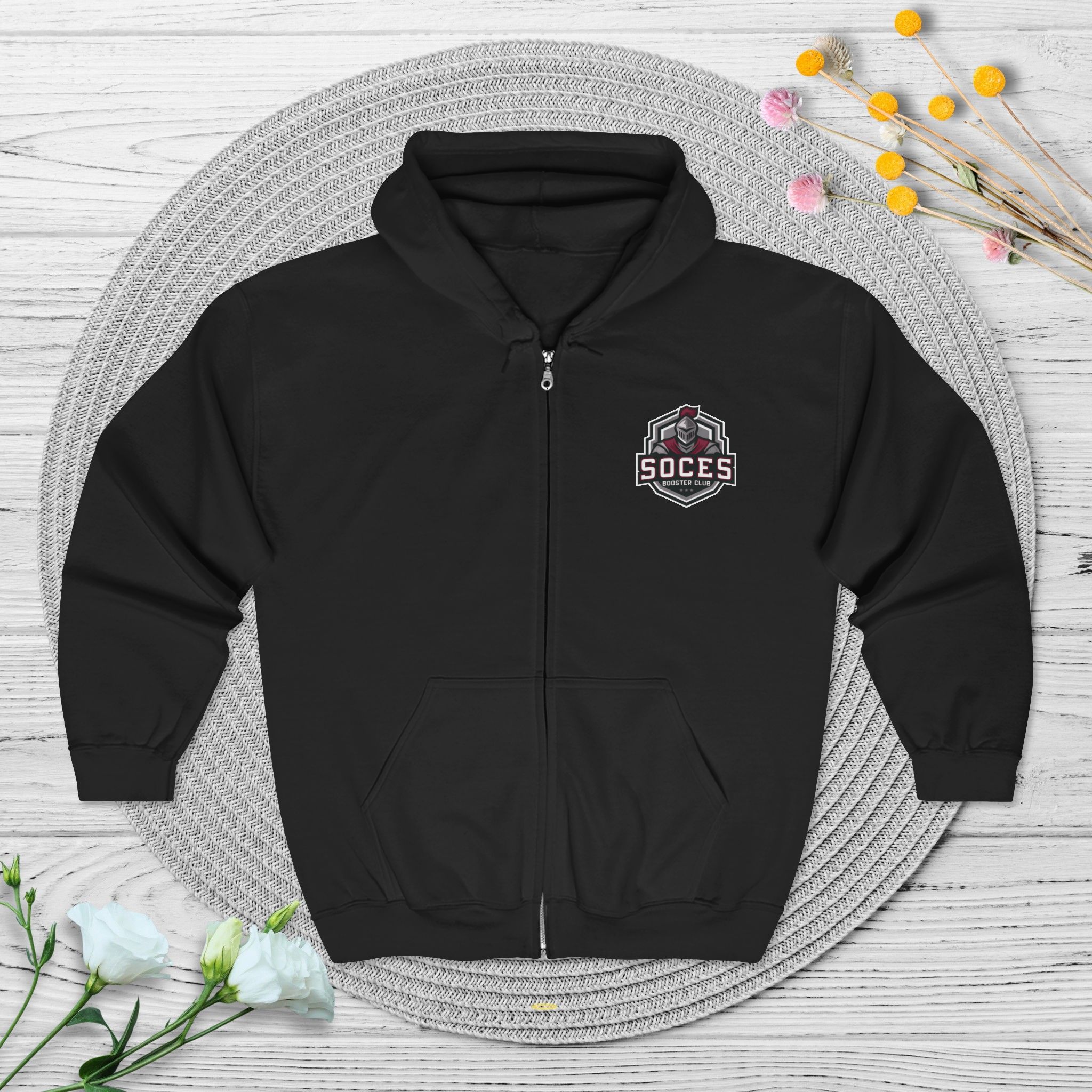 SOCES Booster Shield Zip Hoodie — Full-Zip FRONT ONLY - Image 5