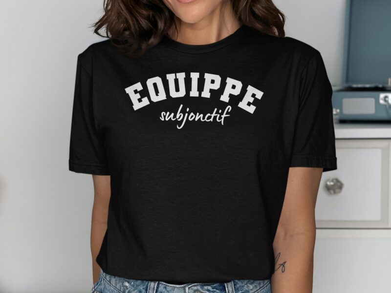 Équipe Subjonctif French Grammar T-Shirt