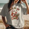Sleigh All Day Santa Claus Scooter Festive Season T-Shirt