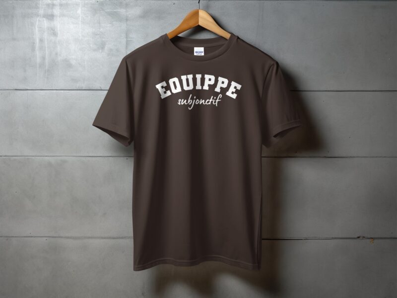 Équipe Subjonctif French Grammar T-Shirt