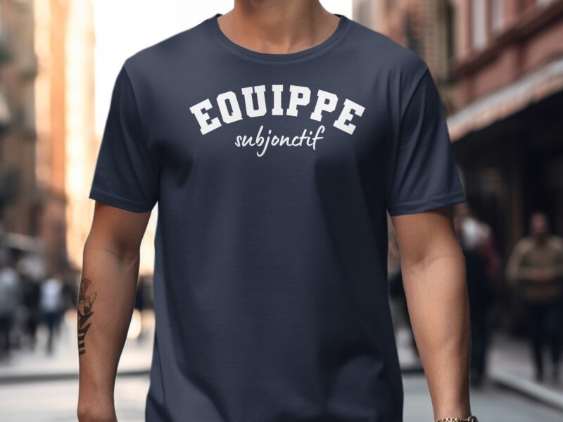 Équipe Subjonctif French Grammar T-Shirt