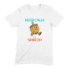 Keep Calm and Spin On Hanukkah Dreidel T-Shirt