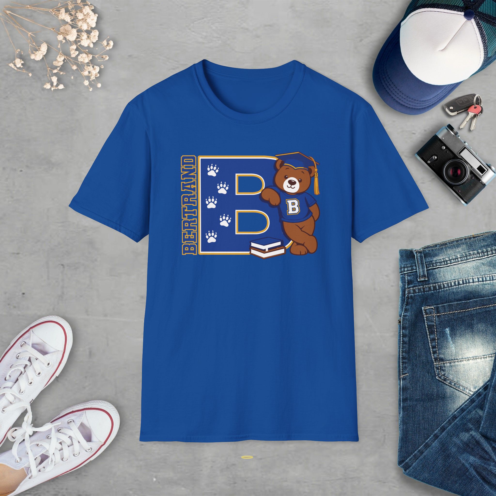 11282912615562017440_2048_custom-1.jpeg ADULT - Bertrand "B" Bear Tee