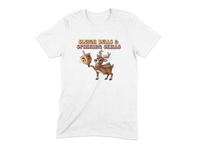 Chrismukkah Reindeer Dreidel T-Shirt