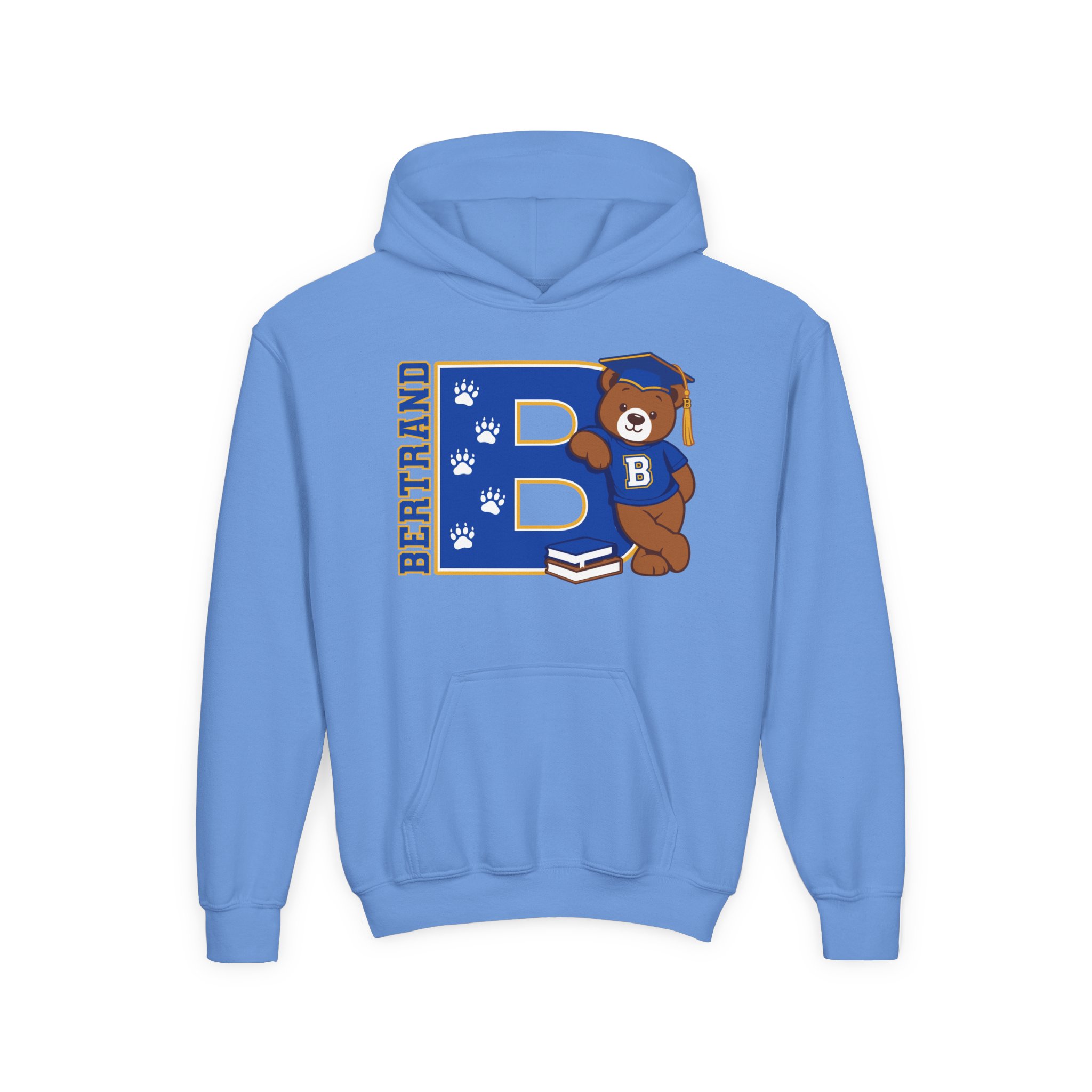 11484244625920816555_2048-1.jpeg Youth Hoodie — 'Bertrand' Bear Mascot