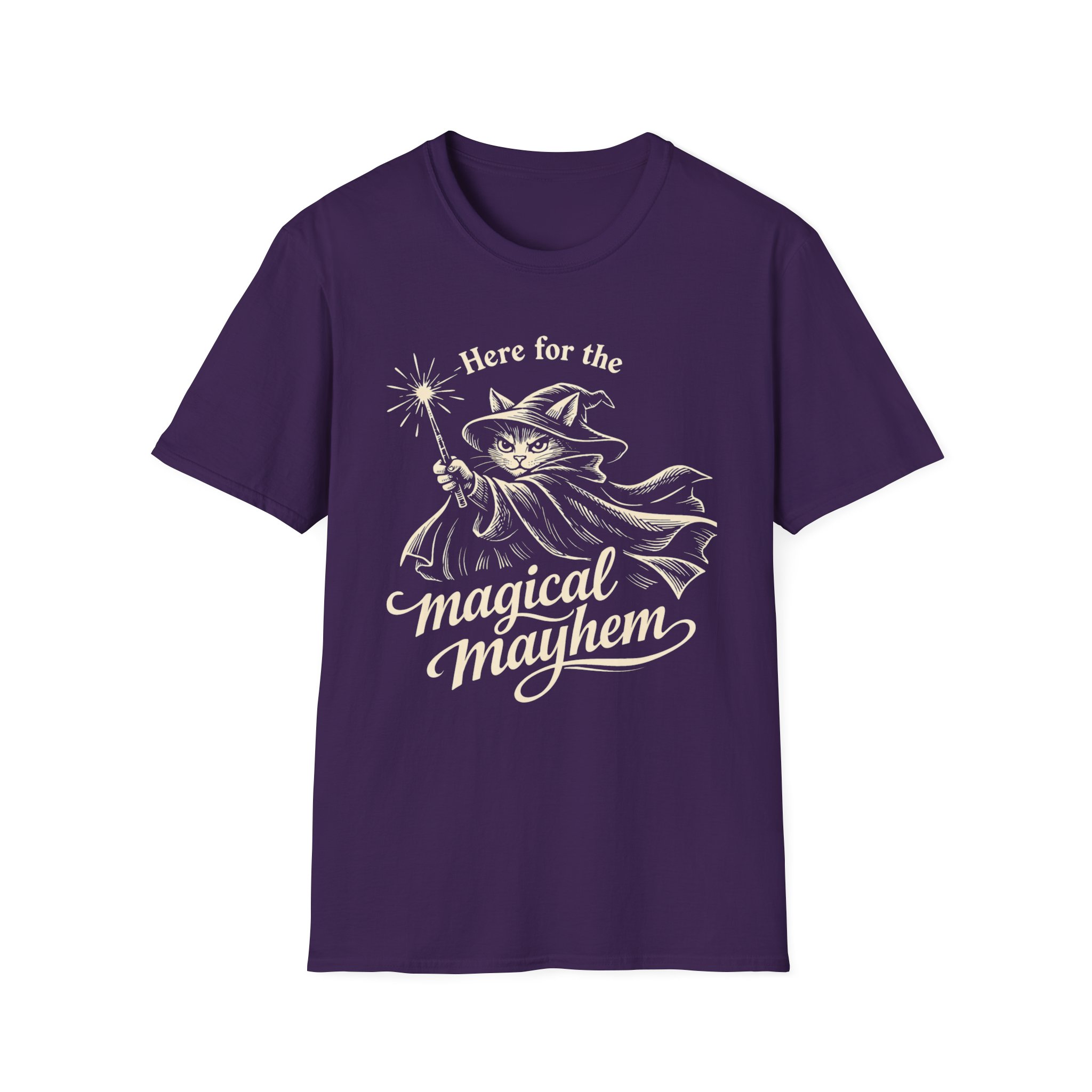 13826764750156956507_2048.jpeg Here for the magical mayhem cat Halloween T-shirt