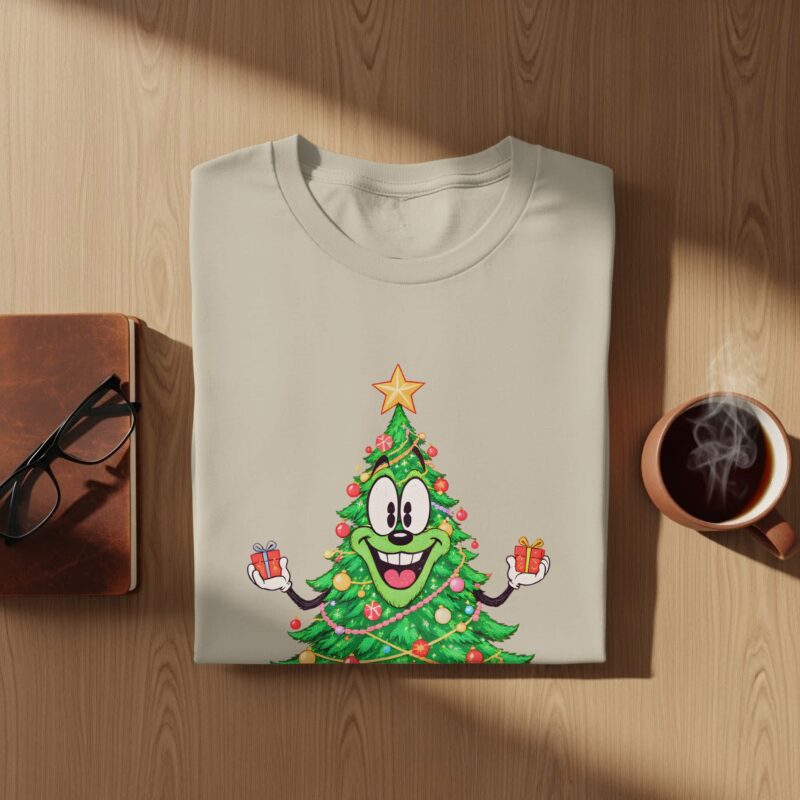 Tree-Mendous Vibes Only Holiday Christmas Tree T-Shirt