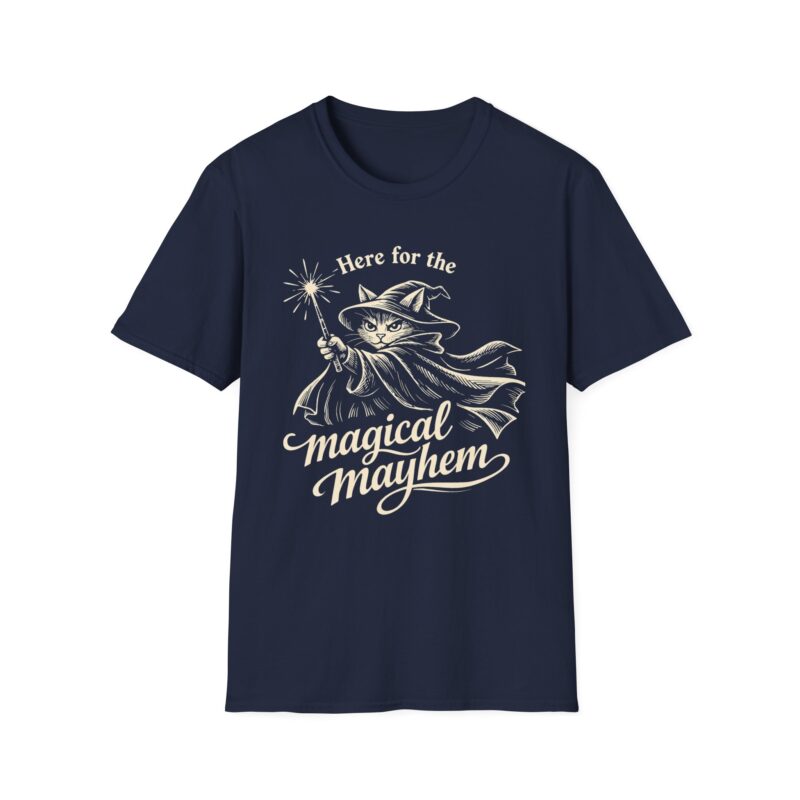 Here for the magical mayhem cat Halloween T-shirt