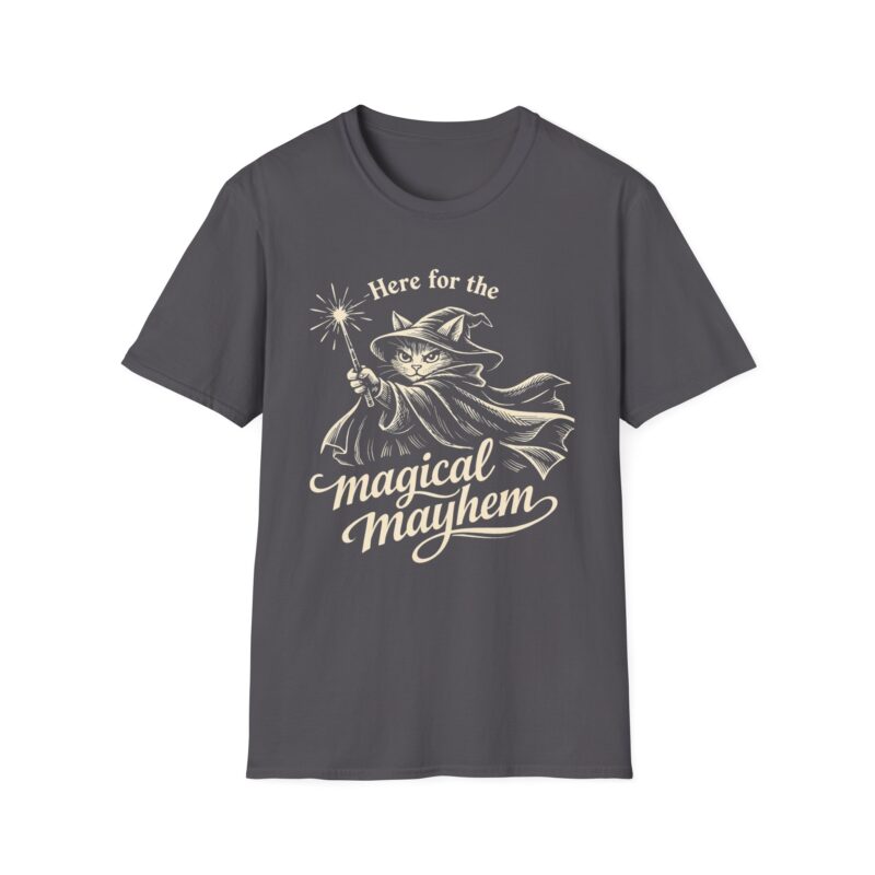Here for the magical mayhem cat Halloween T-shirt