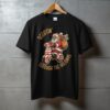 Scootin Through The Holidays Santa Christmas Ride T-Shirt